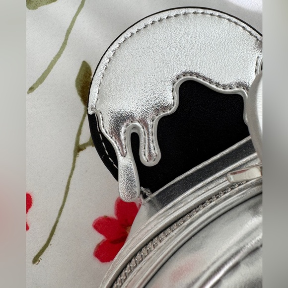 Loungefly Minnie Mouse Disney100 Platinum Mini Backpack - Picture 4 of 15